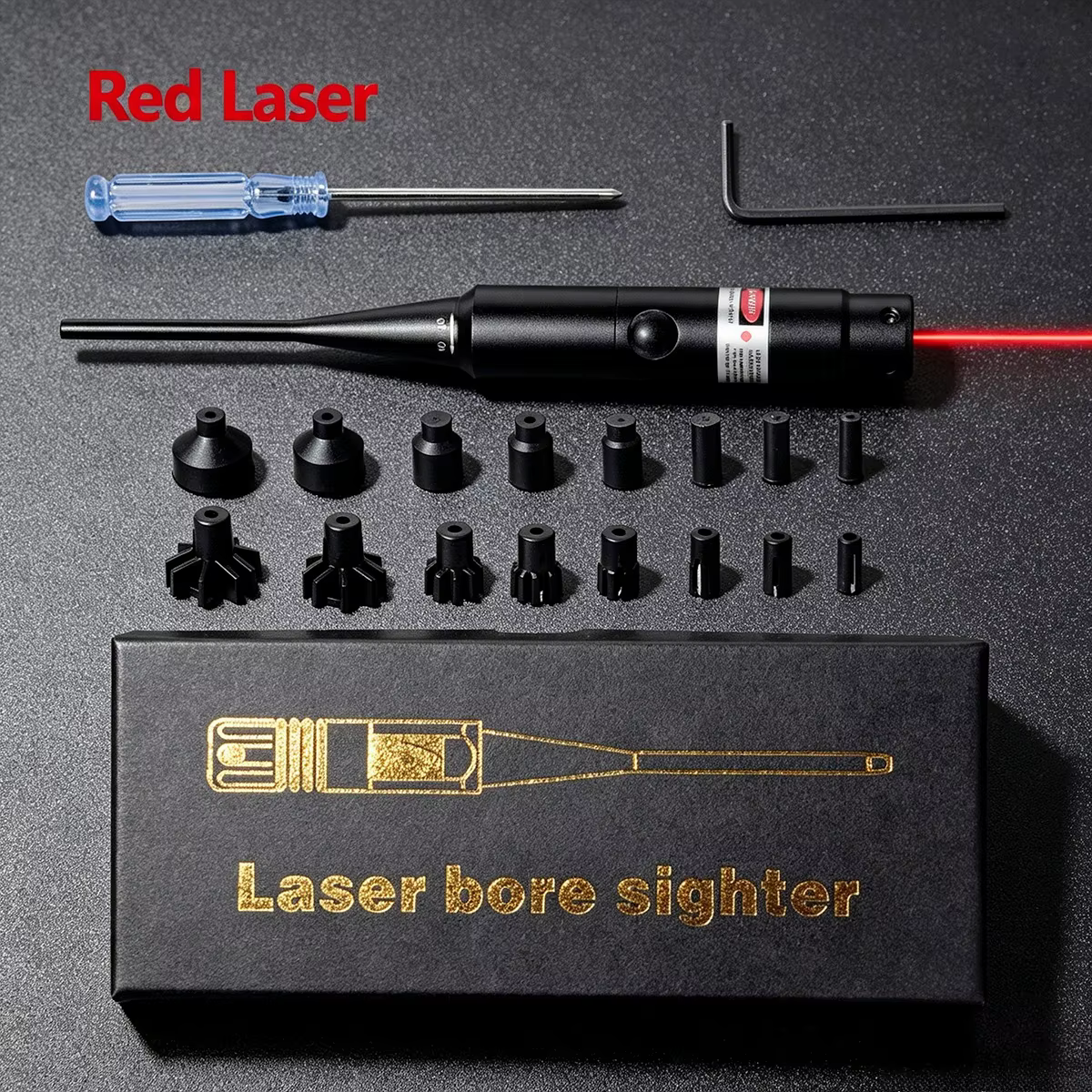 Puntero láser táctico verde y rojo universal rifle pistola - imagen 3