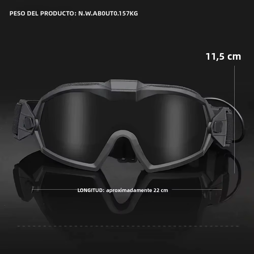 Gafas antivaho SINAIRSOFT con ventilador para ciclismo y moto - imagen 3