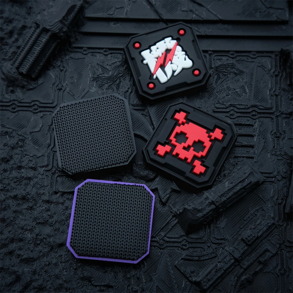 Parche táctico PVC calavera y energía con brazalete bajo perfil - imagen 2