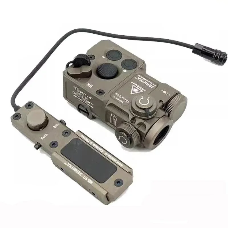 Linterna táctica PERST-4 de metal con láser verde IR para caza - imagen 3