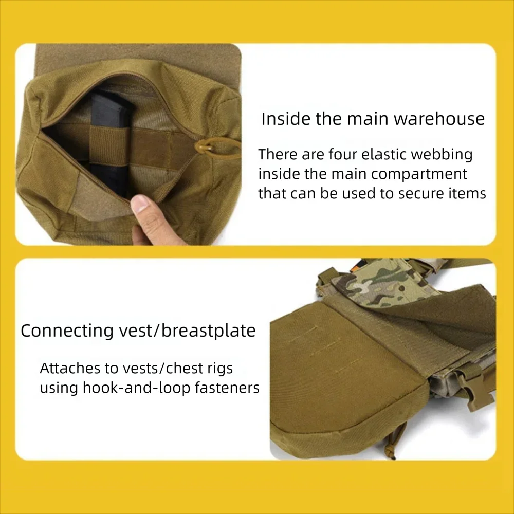 Bolsa táctica descarga abdominal Molle universal con gancho y bucle - imagen 5