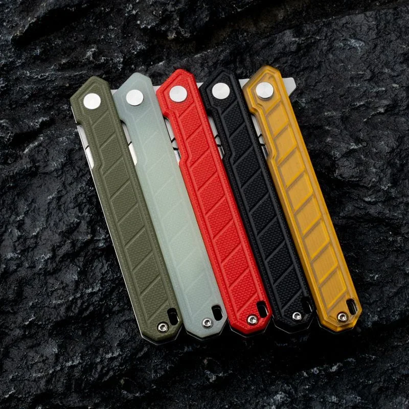 Detalle ergonómico del mango G10