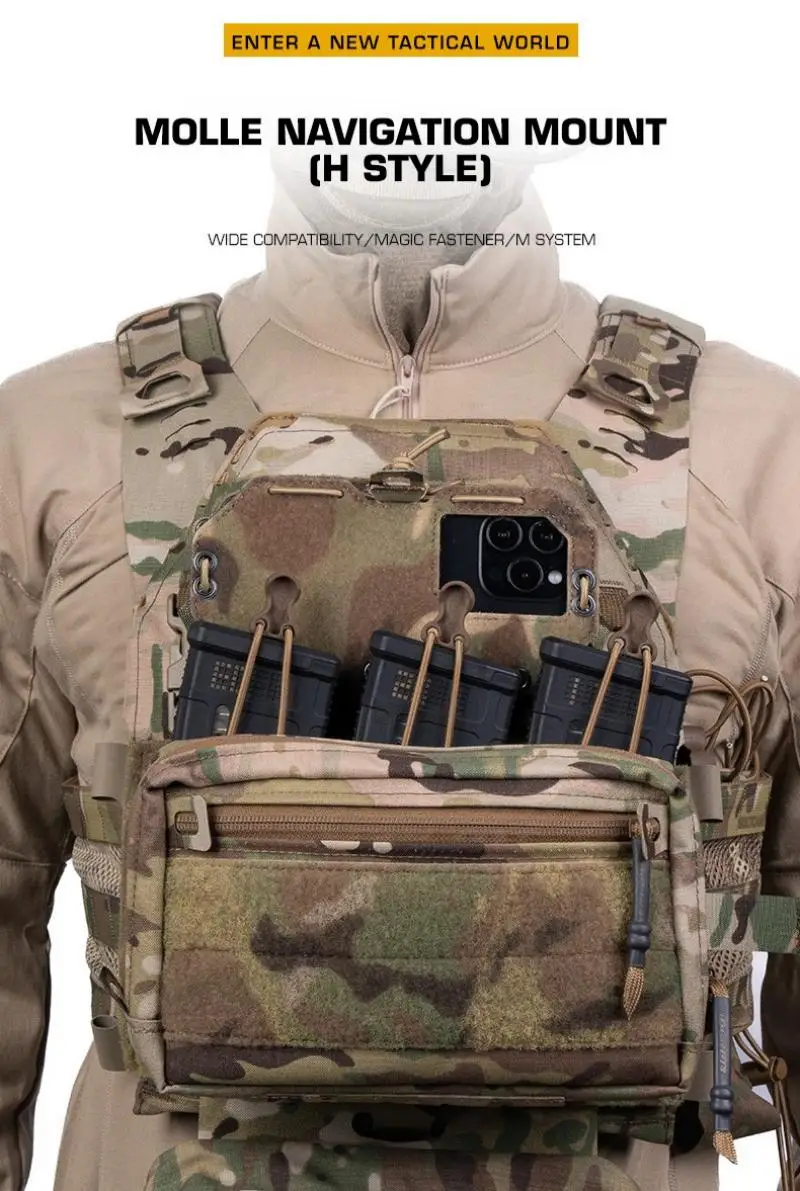 Soporte de navegación para teléfono con montaje MOLLE