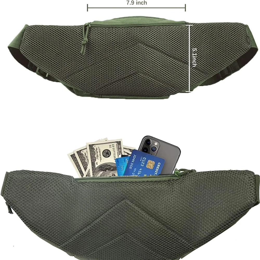 Funda pistola oculta riñonera táctica discreta con bolsa multiusos