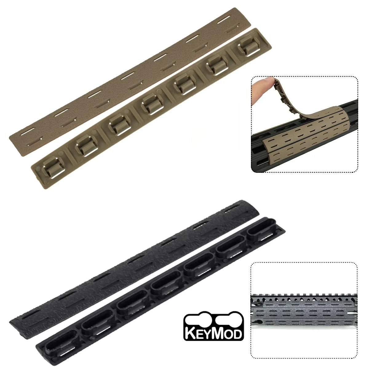 BCM Cubiertas protectoras M-LOK antideslizantes y aislantes - imagen 4
