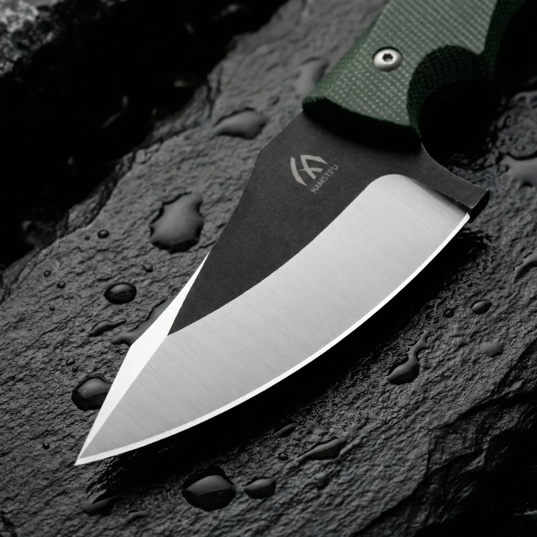 Cuchillo de hoja fija táctico para exteriores con funda compacta - imagen 3