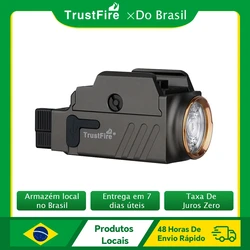 TrustFire GM23 Linterna táctica LED recargable USB Picatinny