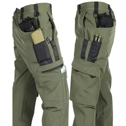 Pantalones cargo tácticos elásticos forro polar impermeables