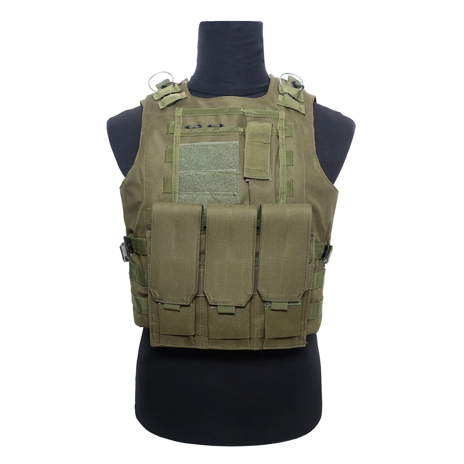 Chaleco táctico camuflaje anfibio de protección y carga MOLLE - imagen 2