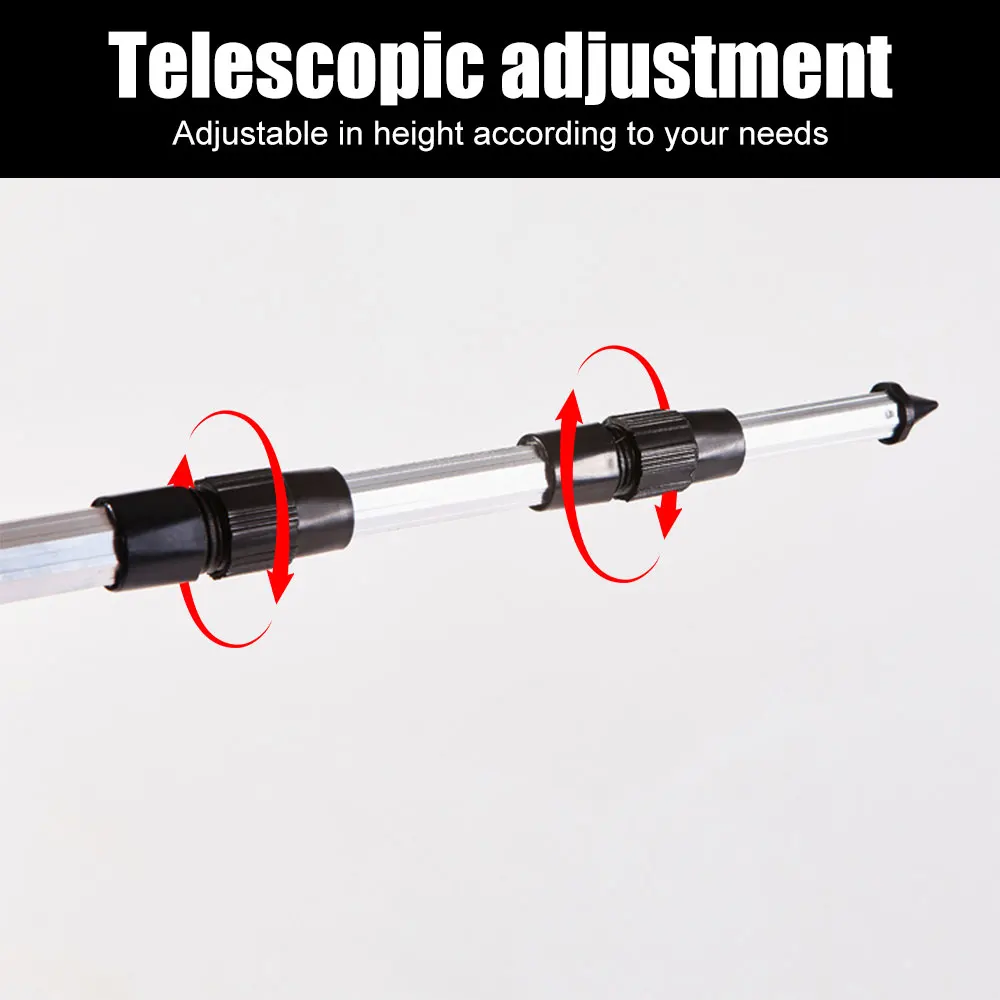 Soporte trípode telescópico para cañas, apoyo portátil de pesca
