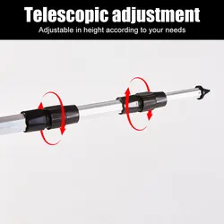 Soporte trípode telescópico para cañas, apoyo portátil de pesca