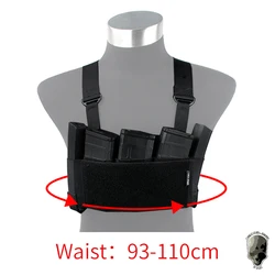 Chaleco táctico TMC RD ligero con bolsa para cargador Airsoft