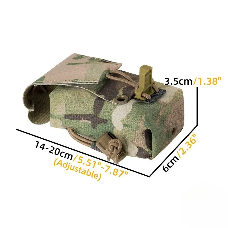 MAT 500D pouch táctico ajustable para portaaradio y herramientas - imagen 3