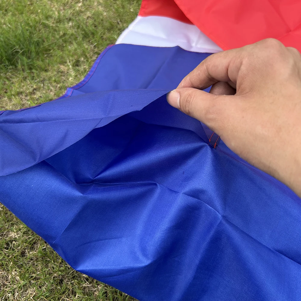 Bandera de Francia chal poliéster resistente para exterior e interior - imagen 3