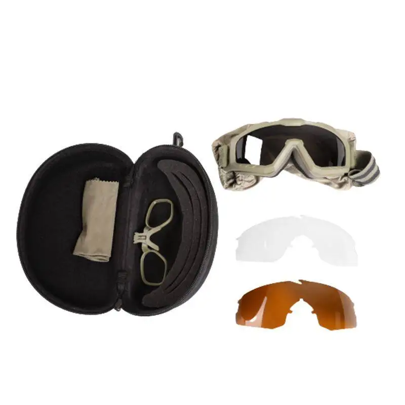 Casco táctico con lentes polarizadas antivaho mejorado y antiviento - imagen 3