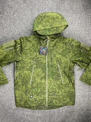 Traje táctico softshell EMR impermeable con forro polar interior
