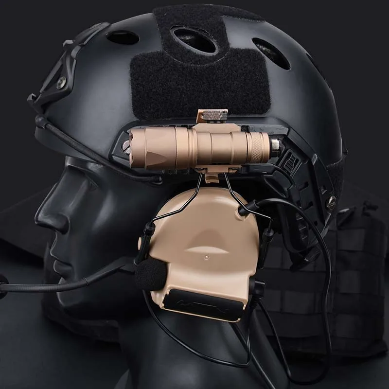 Adaptador riel Picatinny rápido táctico para soporte casco de tiro - imagen 3