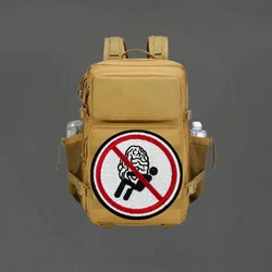 Parche táctico bordado con velcro Actividad Cerebral Prohibida
