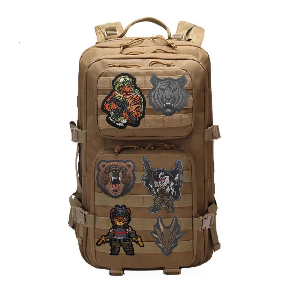Aplicación en mochila táctica