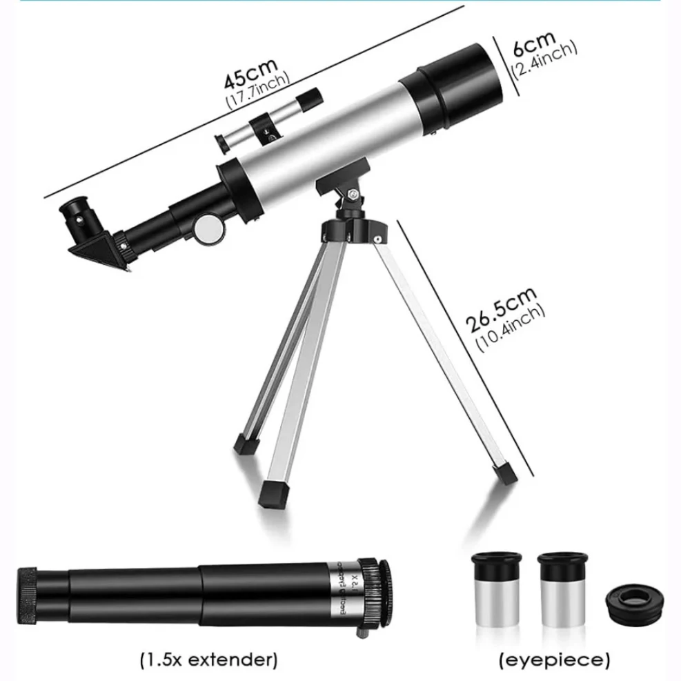 Telescopio astronómico con trípode para observación lunar - imagen 4
