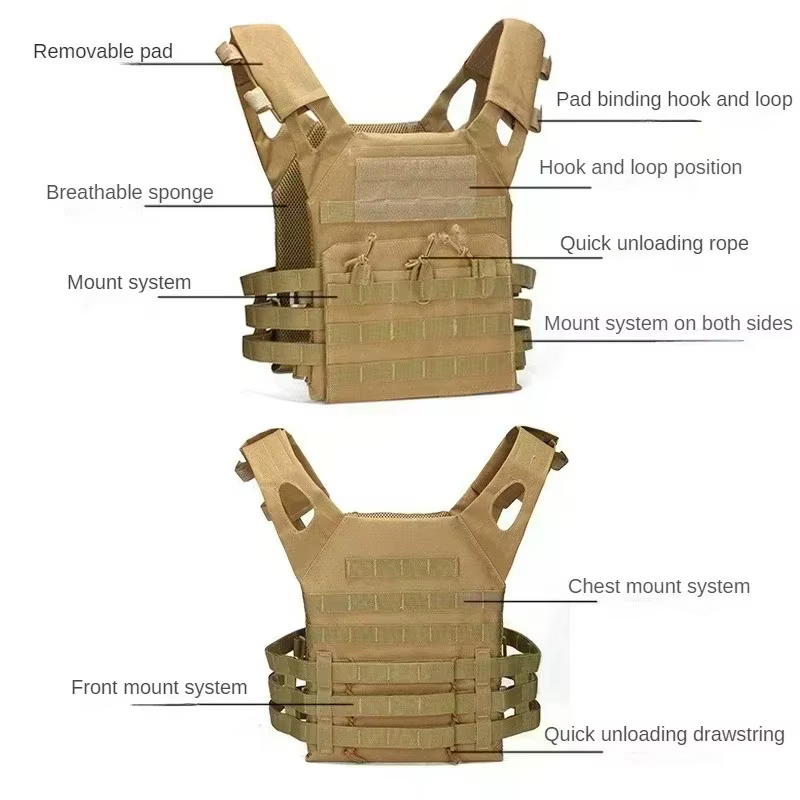 Chaleco táctico JPC MOLLE con liberación rápida - imagen 4