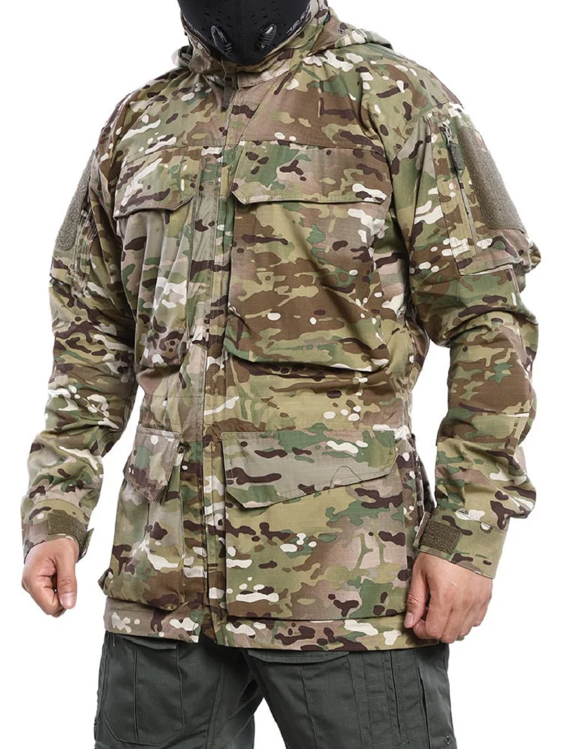DEBAN Chaqueta outdoor resistente al viento para viajes aire libre