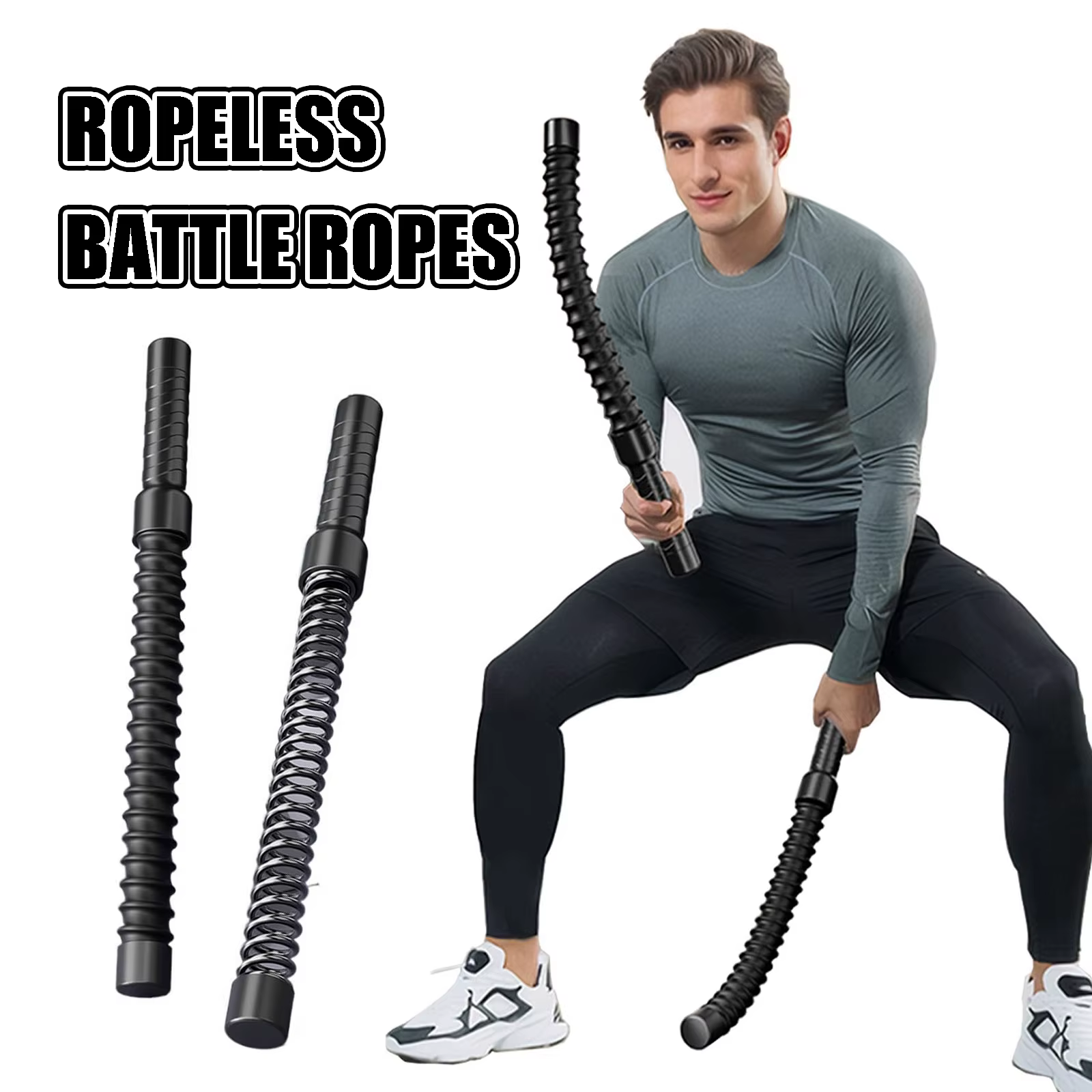 Cuerda de saltar sin cable para cardio y entrenamiento con gran rebote