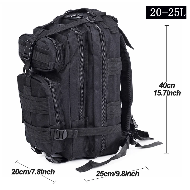 Detalle del sistema MOLLE de la mochila táctica