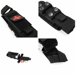 Soporte IFAK MOLLE para torniquete, bolsa táctica médica trauma EMT