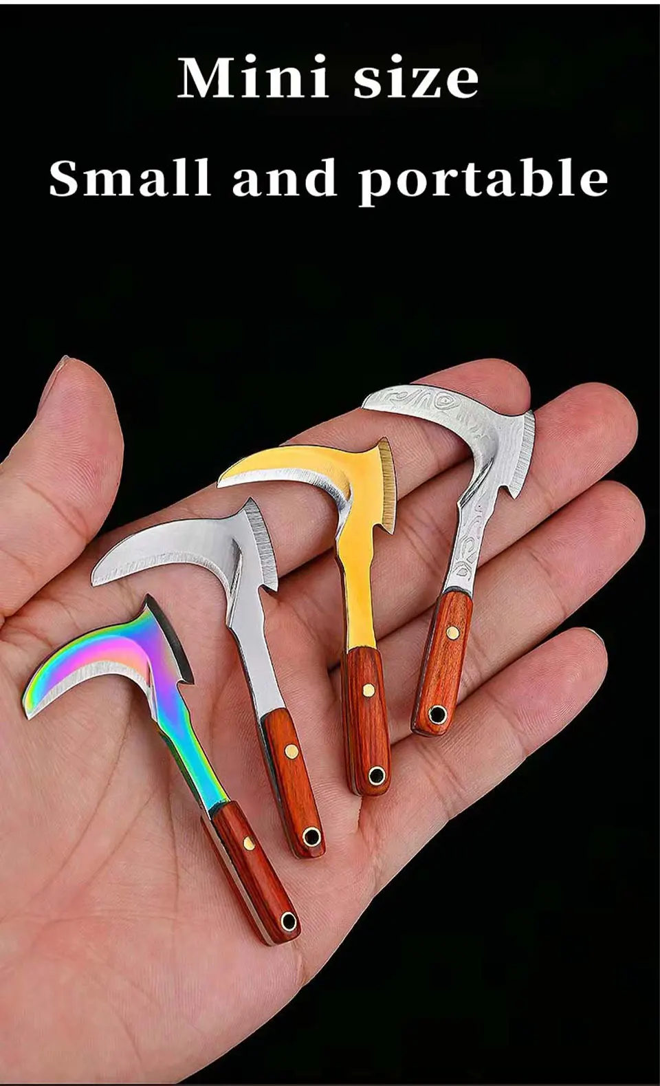 Tamaño de hoja y proporciones del cuchillo mini