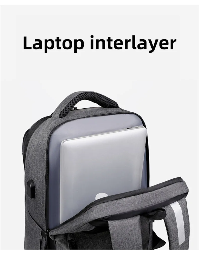 Mochila de Oxford con acabado resistente