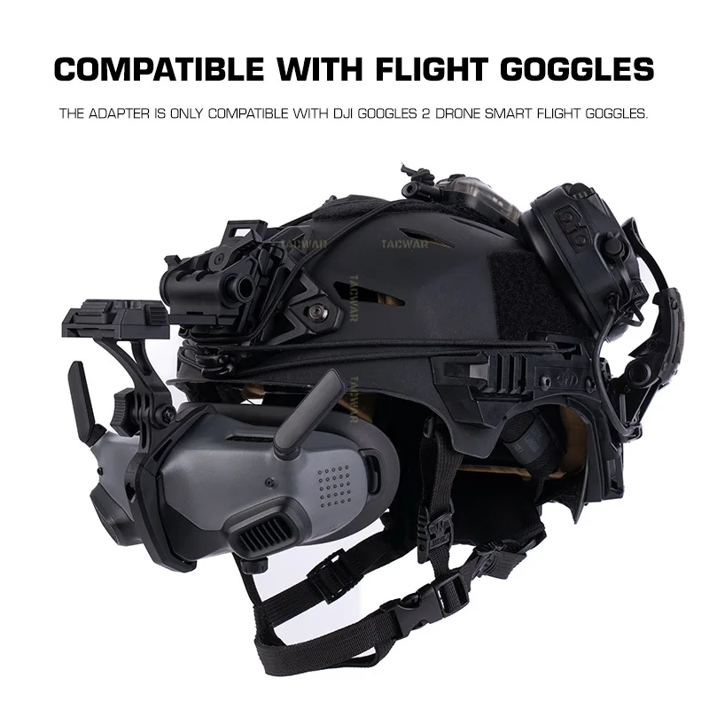 Soporte FPV táctico DJI Goggles – Nylon cola de golondrina rápida - imagen 3