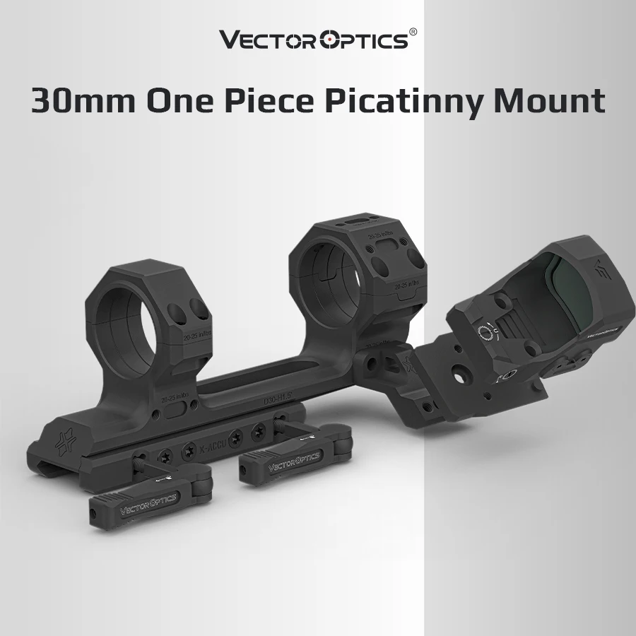 Vector X-Mod Montura 30mm Picatinny QD de una pieza para AR-15 - imagen 2