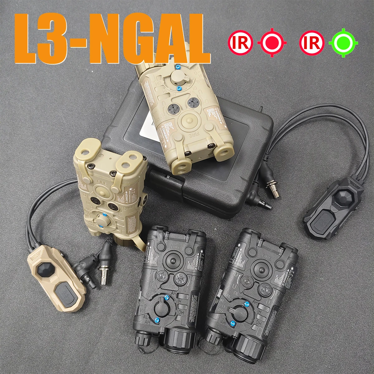 Linterna táctica LED L3 NGAL con interruptor de presión AXON - imagen 3
