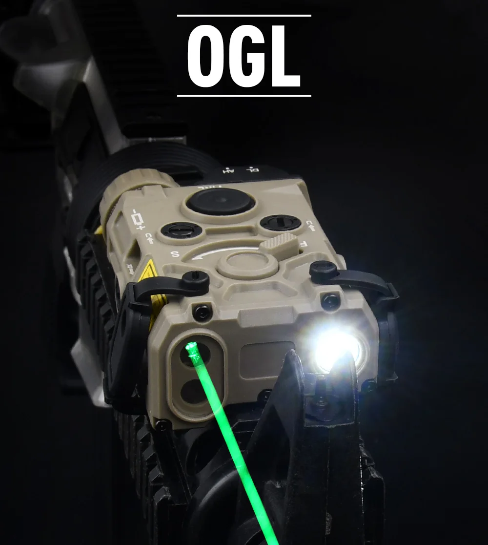 Luz láser táctica en riel de 20mm
