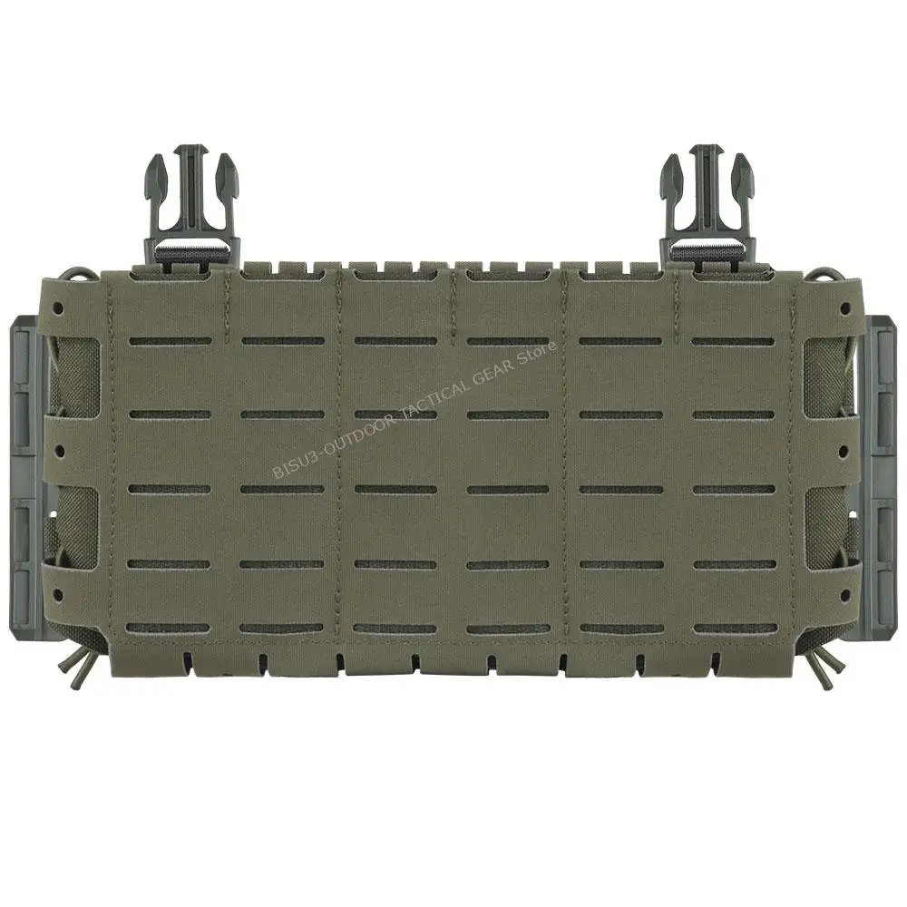 Chaleco táctico MOLLE para cargadores Airsoft con panel bilateral