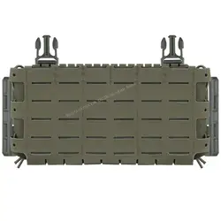 Chaleco táctico MOLLE para cargadores Airsoft con panel bilateral