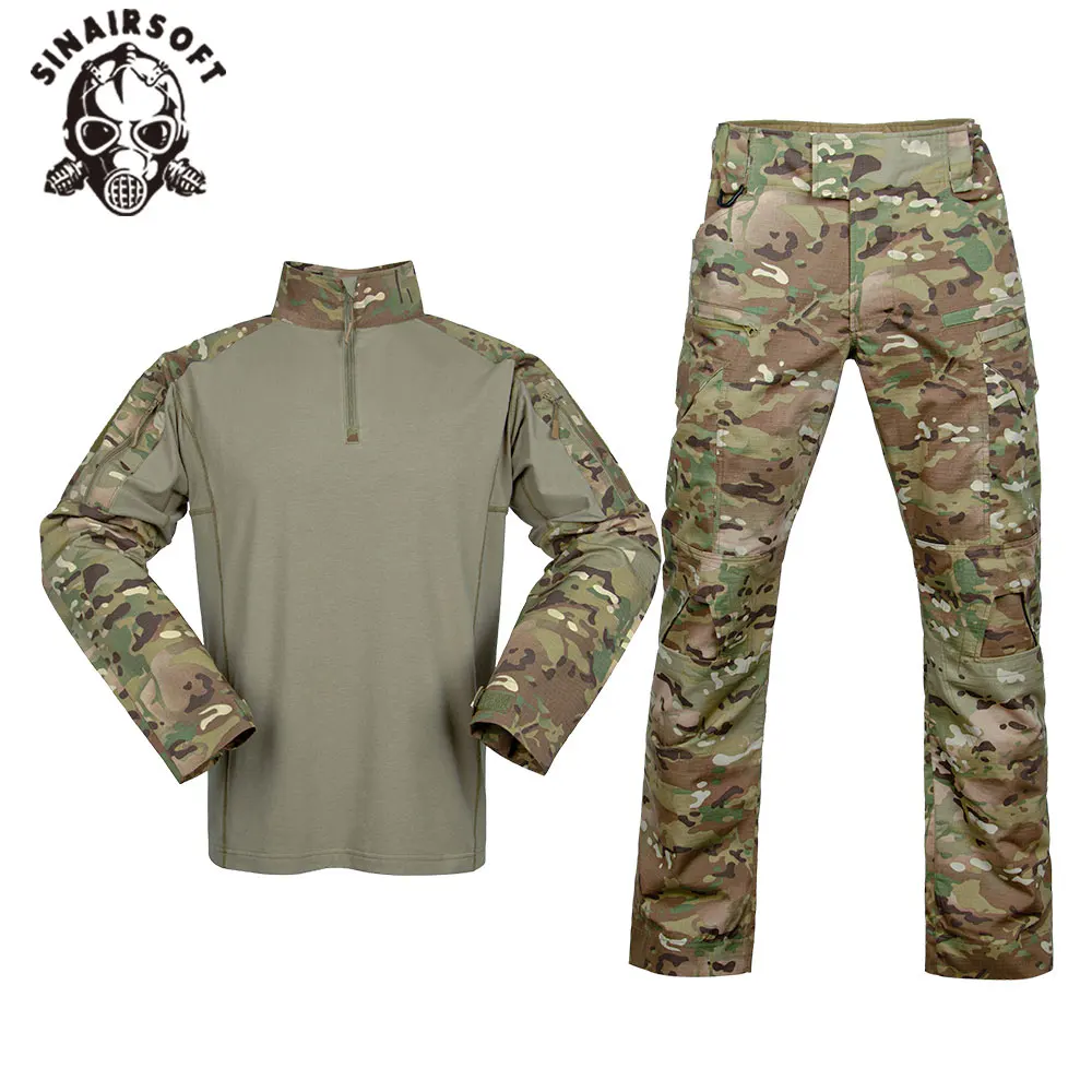 Conjunto entrenamiento táctico G4 Airsoft camuflaje woodland - imagen 3
