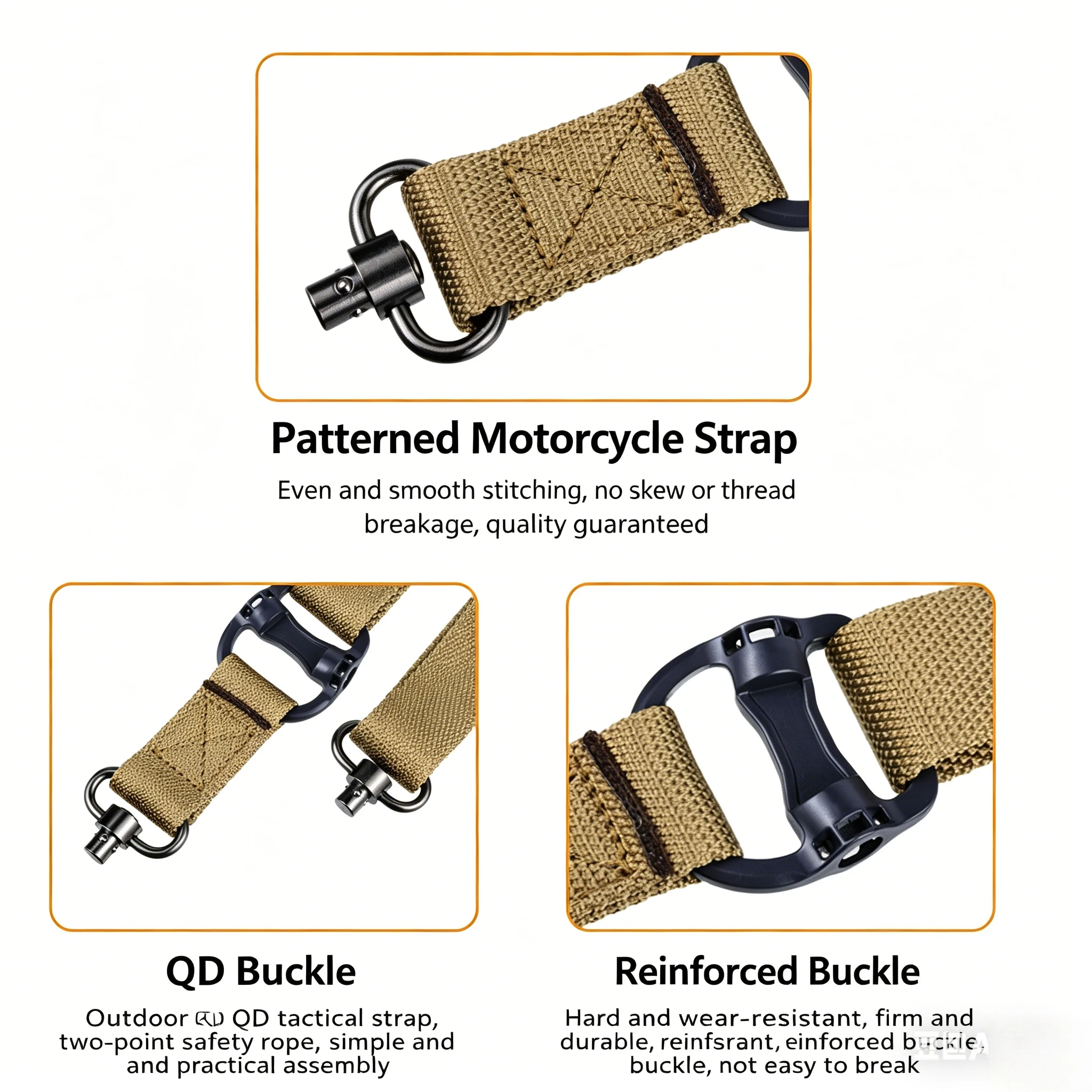 Correa QD táctica metálica ajustable MS4 con adaptador Picatinny - imagen 4
