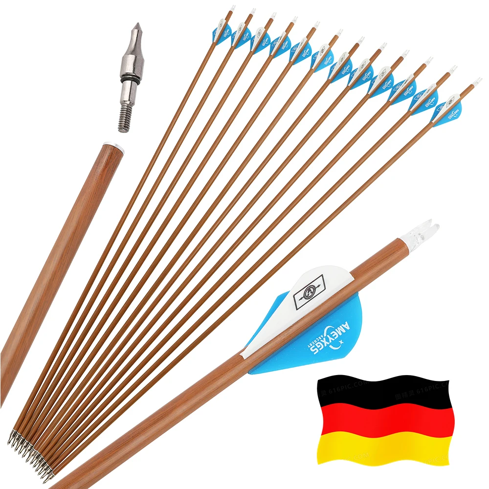 Flechas de caza carbono camufladas mixto para arco recurvo y compuesto - imagen 4