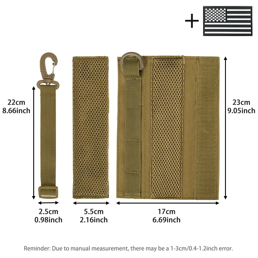 Funda para auriculares tácticos Molle desmontable universal extendida - imagen 4