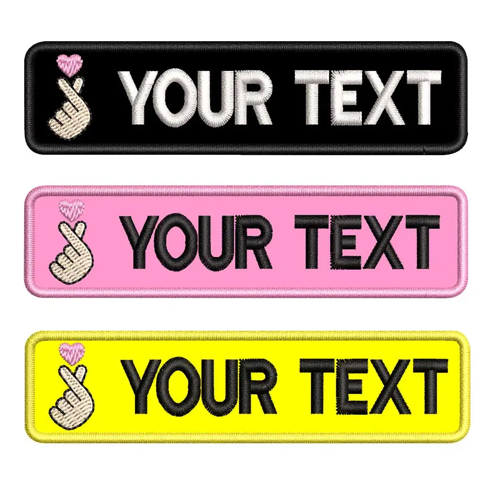 Parche Bixin personalizado bordado con nombre - imagen 2