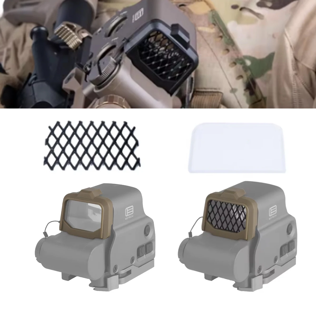 Antirreflejo Killflash EOTech ECH558 EXPS3 - Protector Mira Holográfica - imagen 4
