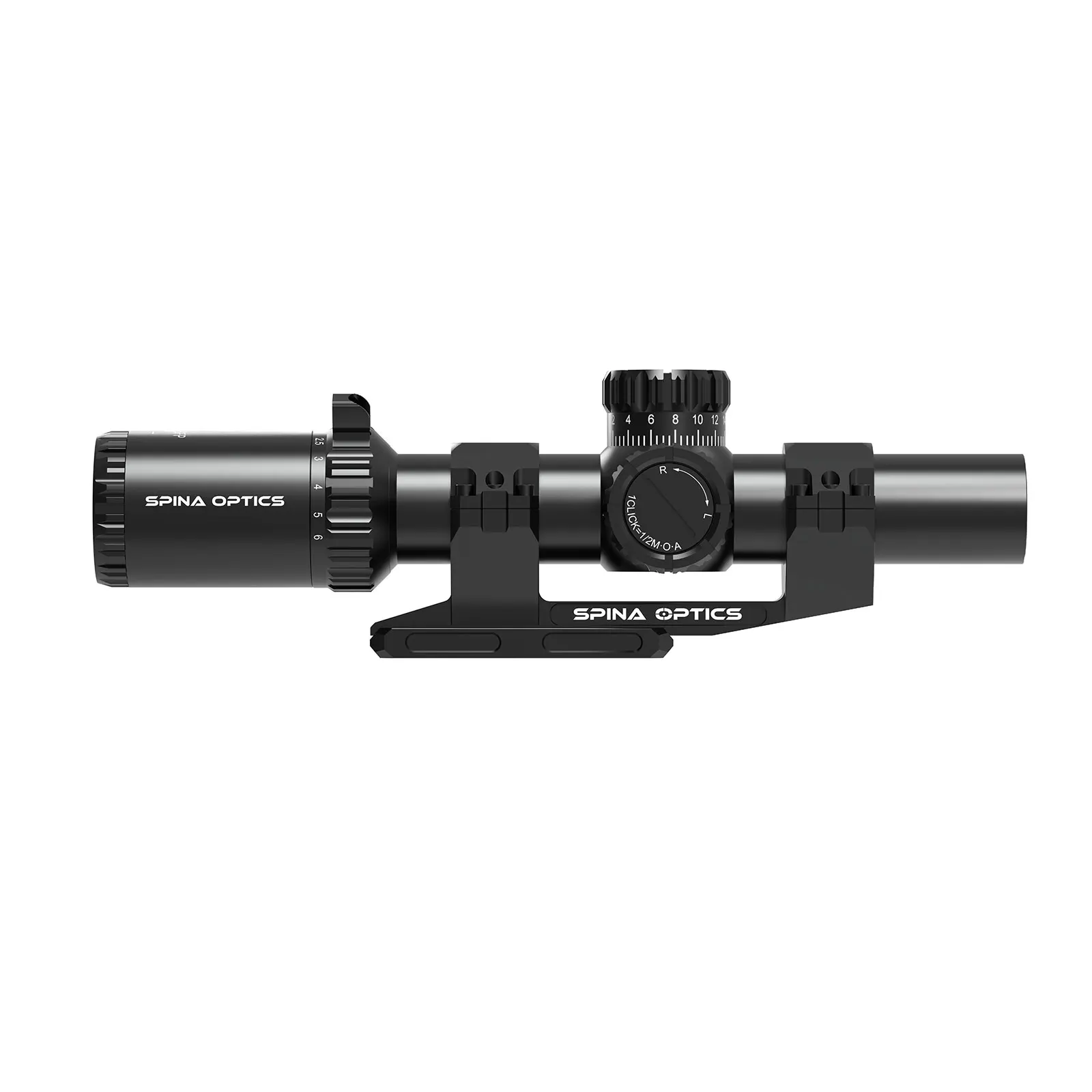 SPINA OPTICS Mira visor LPVO con lente ED y montura Picatinny