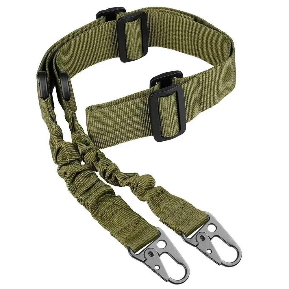 Correa táctica de dos puntos con bungee para rifle en nailon resistente - imagen 4