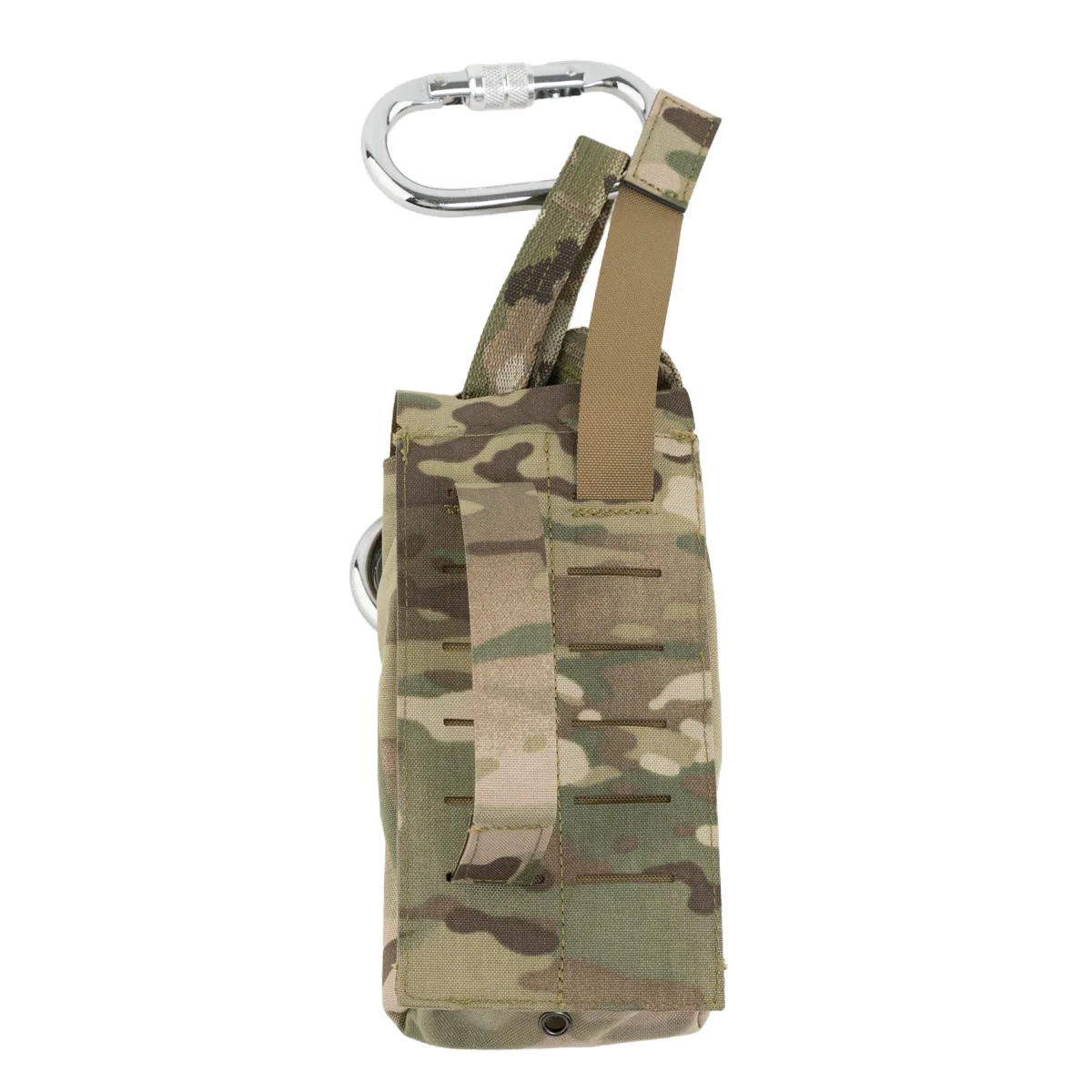 Bolsa táctica auxiliar para accesorios con hebilla de cuerda