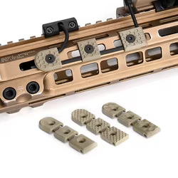 Organizador de cables táctico 3D en guía Keymod para linterna