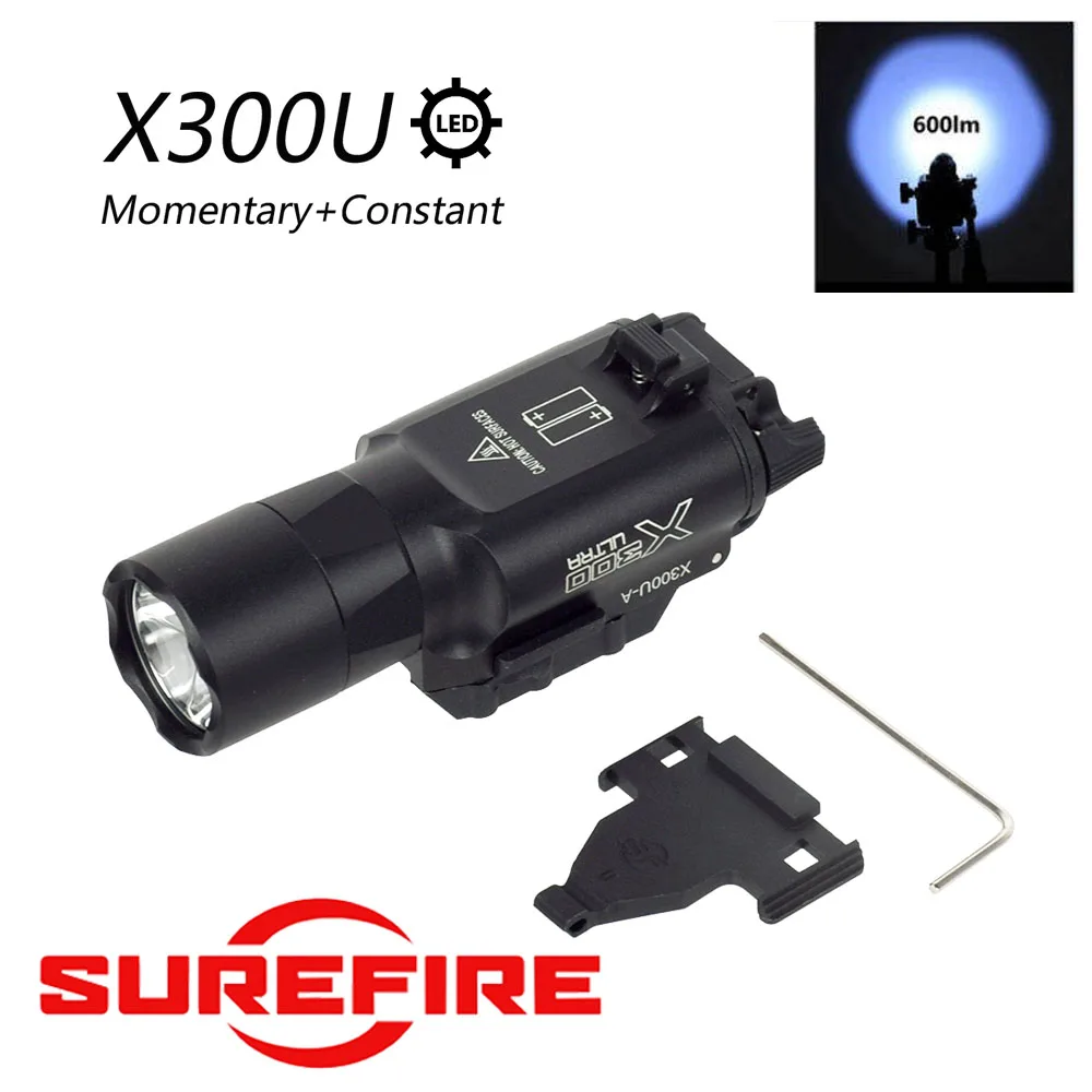 Combo táctico SureFire X300 Ultra con visor holográfico montado