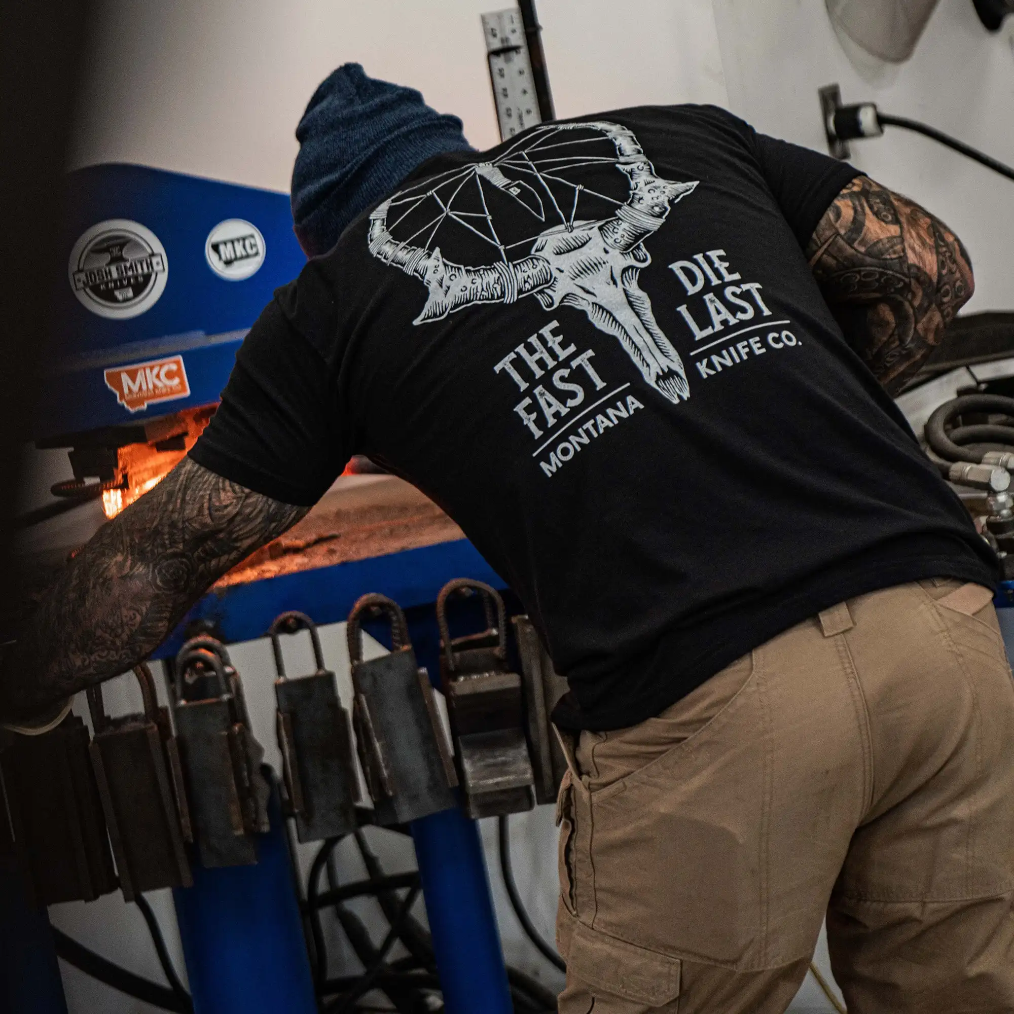 Camiseta táctica SPEEDGOAT Skull negra unisex, estilo urbano - imagen 4