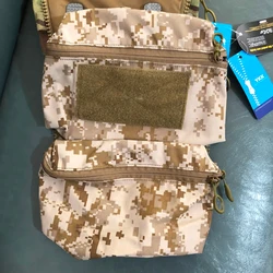 Bolsa táctica con cremallera para portaplacas Multicam ripstop